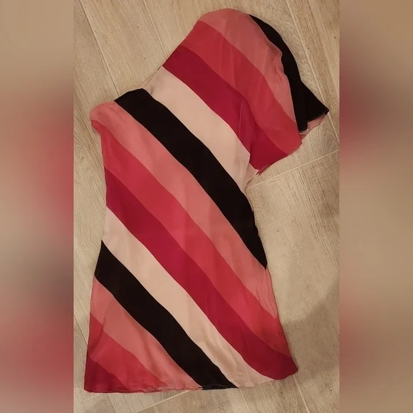 Sax Fifth Ave Nikki Paul's One Shoulder Dress Size 2 - Picture 2 of 5